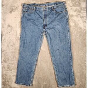 Levi's 550 Jeans Men's 46X31 (Tag 46X30)‎ Straight Relaxed Denim Classic Blue